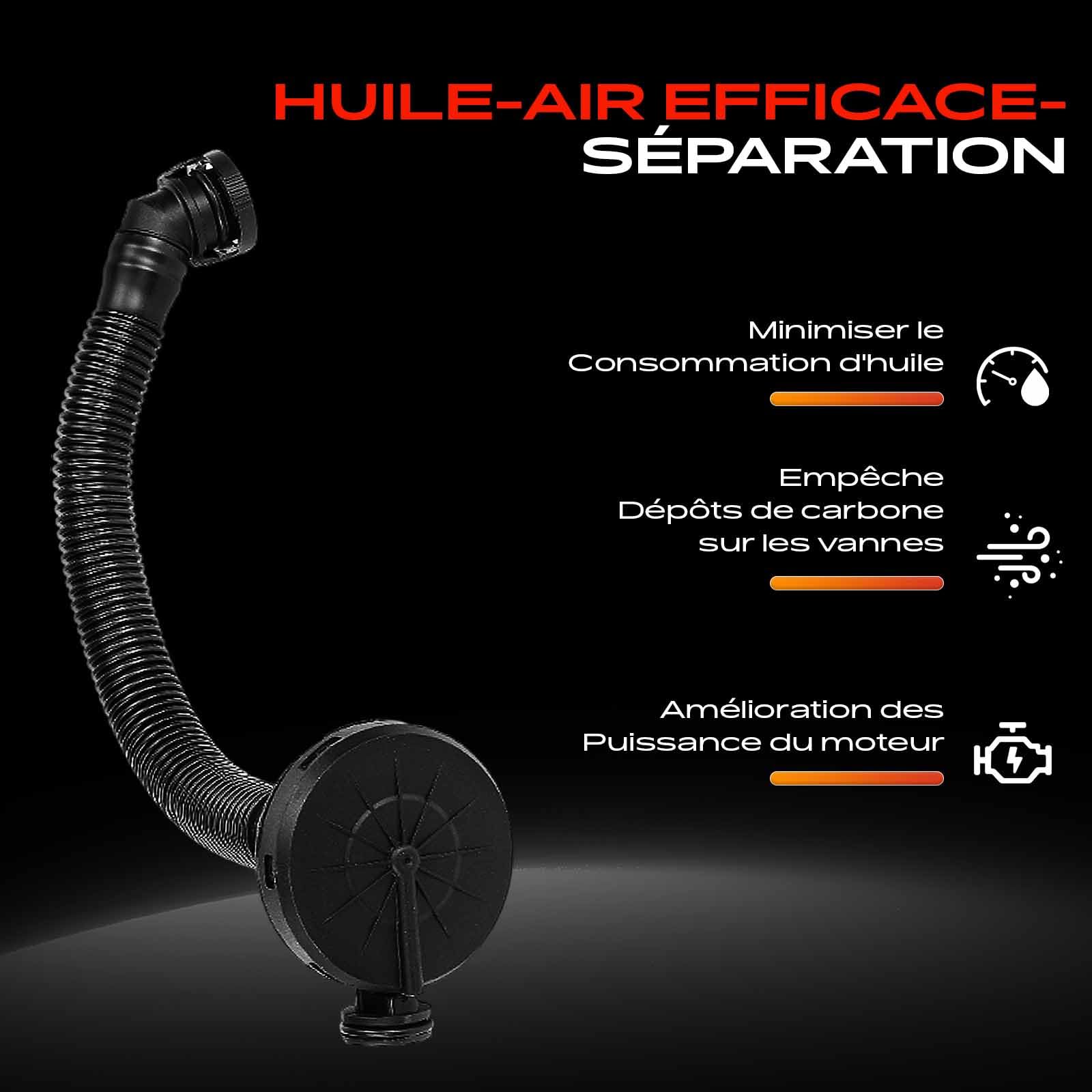 Frankberg Soupape de ventilation du carter avant 03E103201C | Compatible avec: Polo 9A 9N, Polo 6C1 6R1, R.o.o.m.s.t.e.r 5J7, Ibiza IV ST 6J8 6P8, Rapide NH3 NK3 NK6