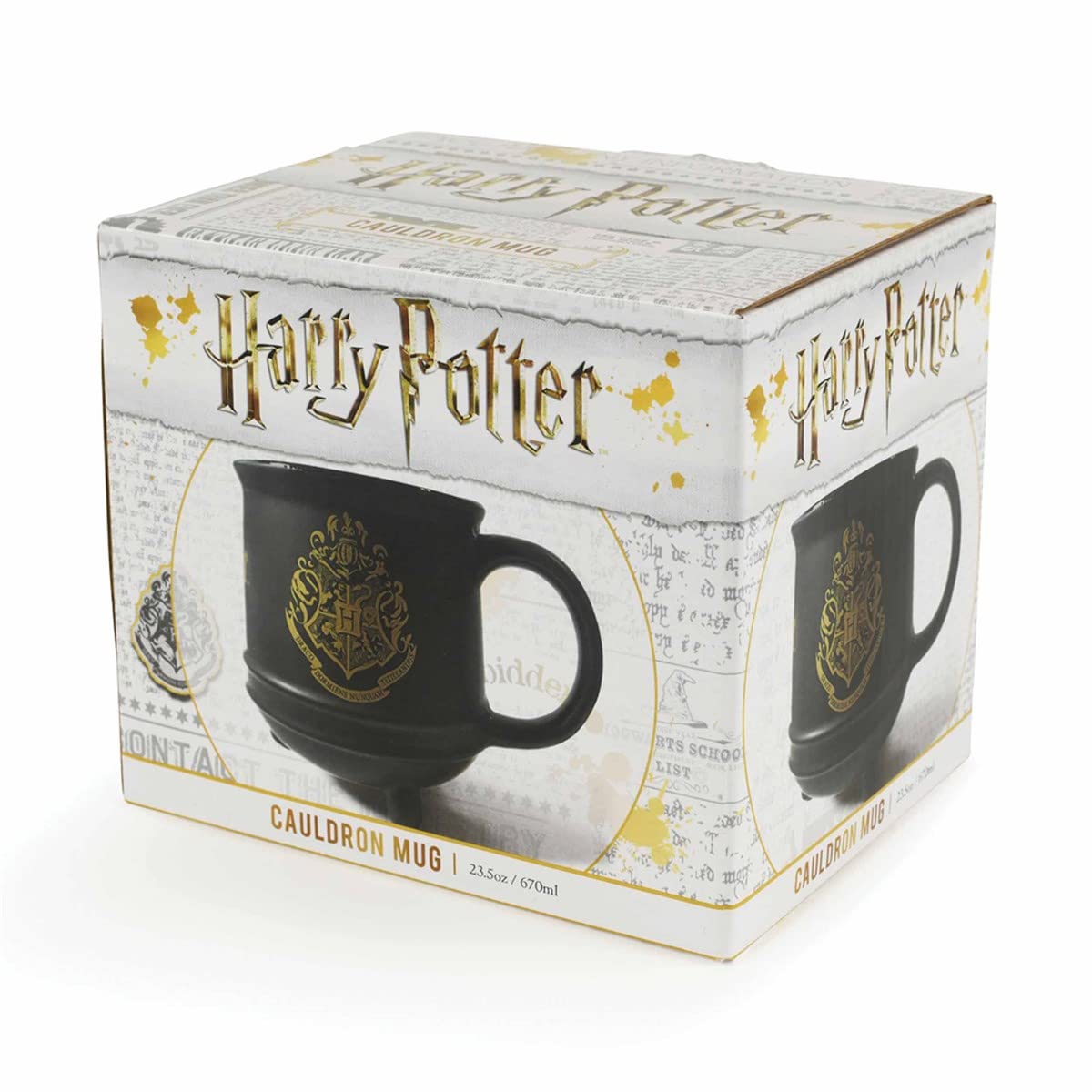 Pyramid International Harry Potter Ceramic Cauldron Mug Black Gold