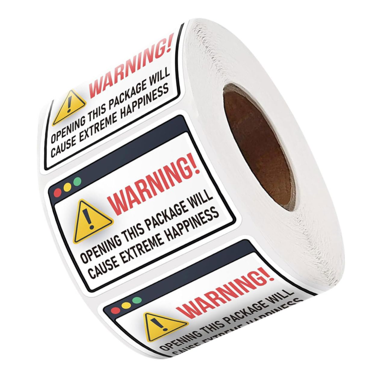 Operitacx 5rouleaux Autocollants Étiquettes Adhésives Rectangulaires Pour Enveloppes Et Colis Décalcomanies De Extrême Pour Artisanat Et Petites Entreprises Stickers