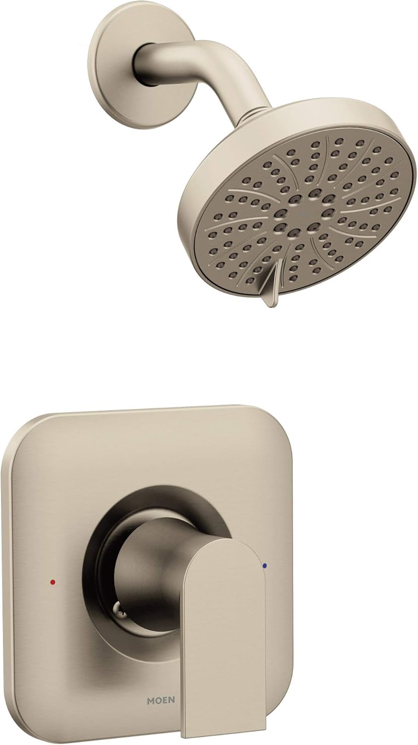 Exclusive Special Moen T2472EPBN Genta LX Posi-Temp Pressure Balancing Eco-Performance Modern Shower Only Trim Valve Required, Brushed Nickel