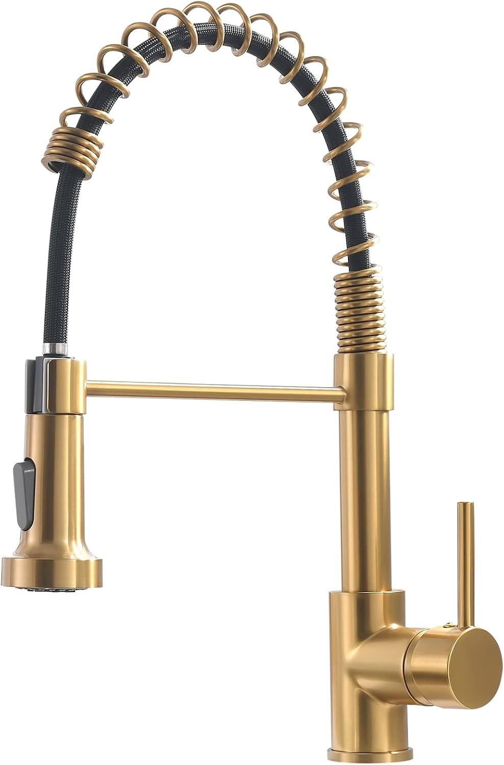 Gold Kitchen Faucet Brushed Gold Kitchen Faucet with Pull Down