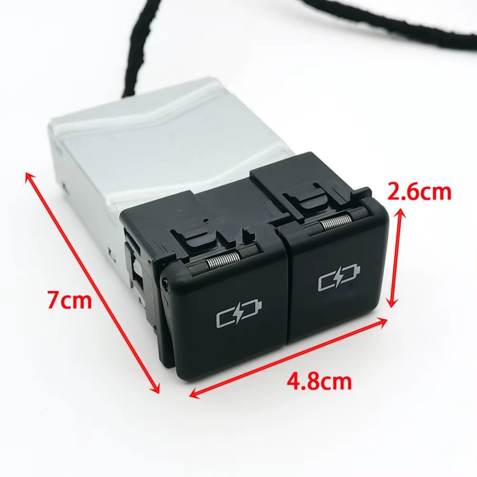 Enchufe Auxiliar USB Compatible Con Toyota Para Camry Para Avalon Cambiador Coche Carga Teléfono Accesorio Cable PD Tipo C Puerto USB Coche