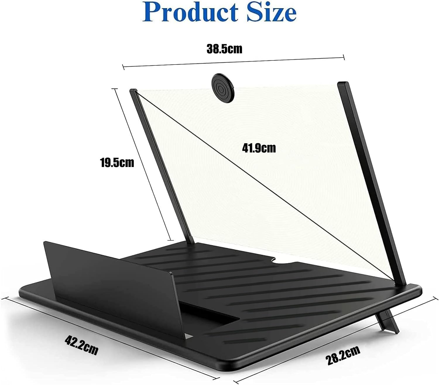 50,8 cm (20 Zoll) Bildschirmvergrößerung für Mobiltelefone, Videos und Gaming, Fanlory 3D-HD-Display mit Verstärker, kompatibel mit Allen Smartphones