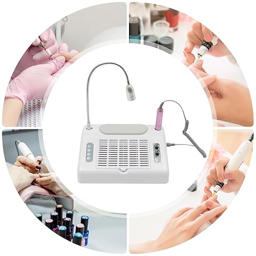 Miniatura 2 de Máquina de manicura, lámpara de uñas, aspiradora de secadora, taladro de uñas limpiador, máquina de taladro eléctrico de uñas, lámpara de secado UV,