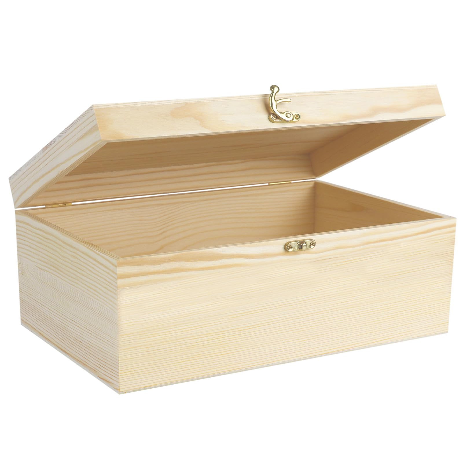 Skrzynia drewniana z pokrywą 25*15*8cm, drewniana skrzynia pamiątkowa, skrzynka drewniana, uniwersalna skrzynka do przechowywania, szkatułka na biżuterię z obrotowym wieczkiem, skrzynka pamiątkowa