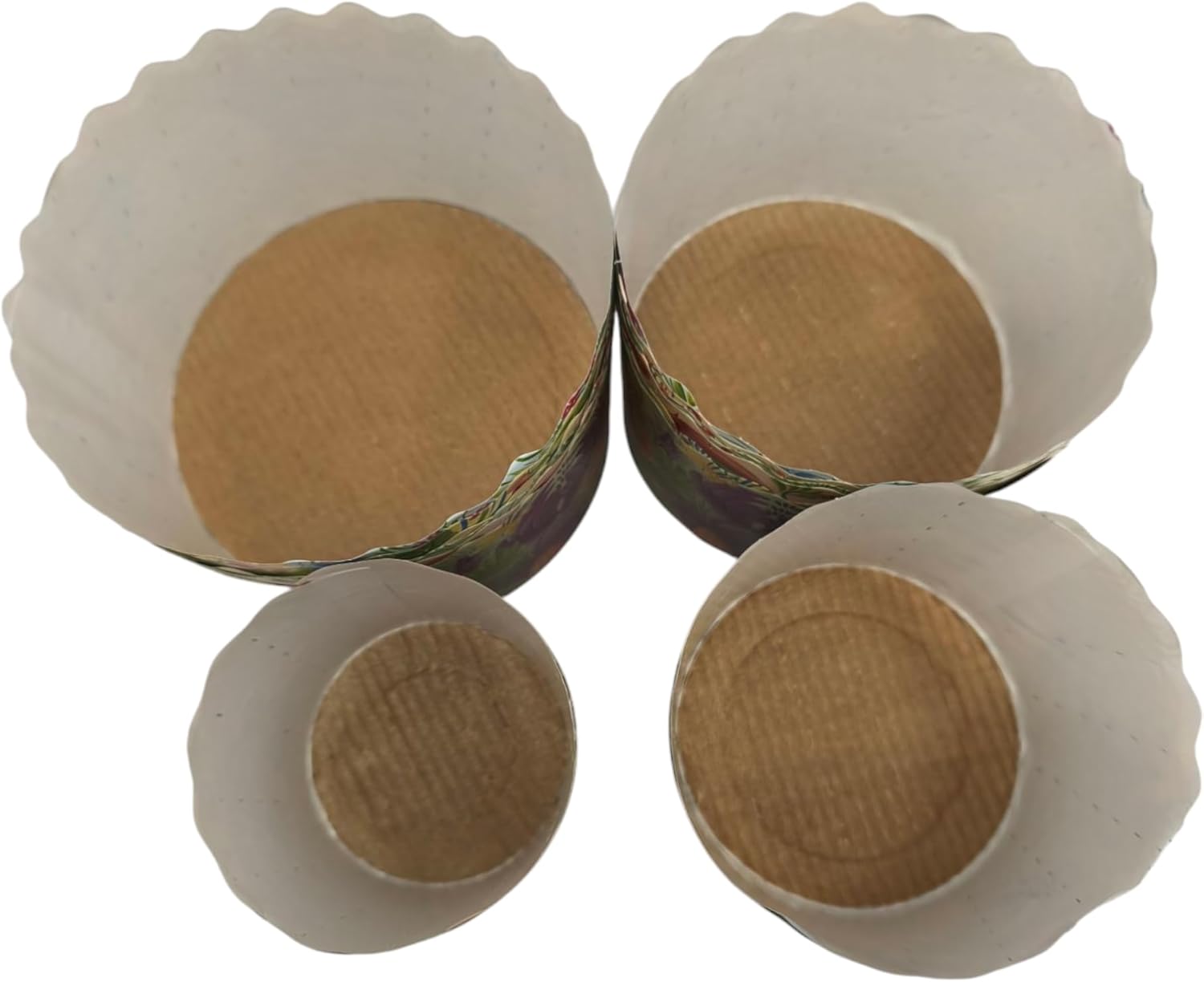 24 Pack (4 sizes) Easter Forms | Non Stick Kulich Paska Panettone Paper Mold (Petrikovka)