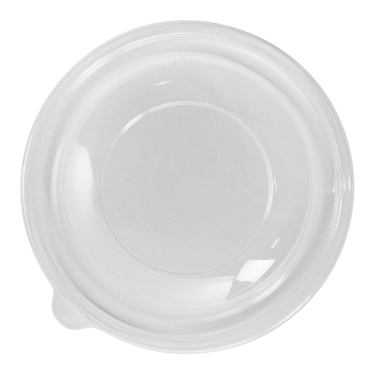 Karat FP-BRL165-PET 24 oz Pet Salad Bowl Dome Lids PET - Clear (Case of 300)