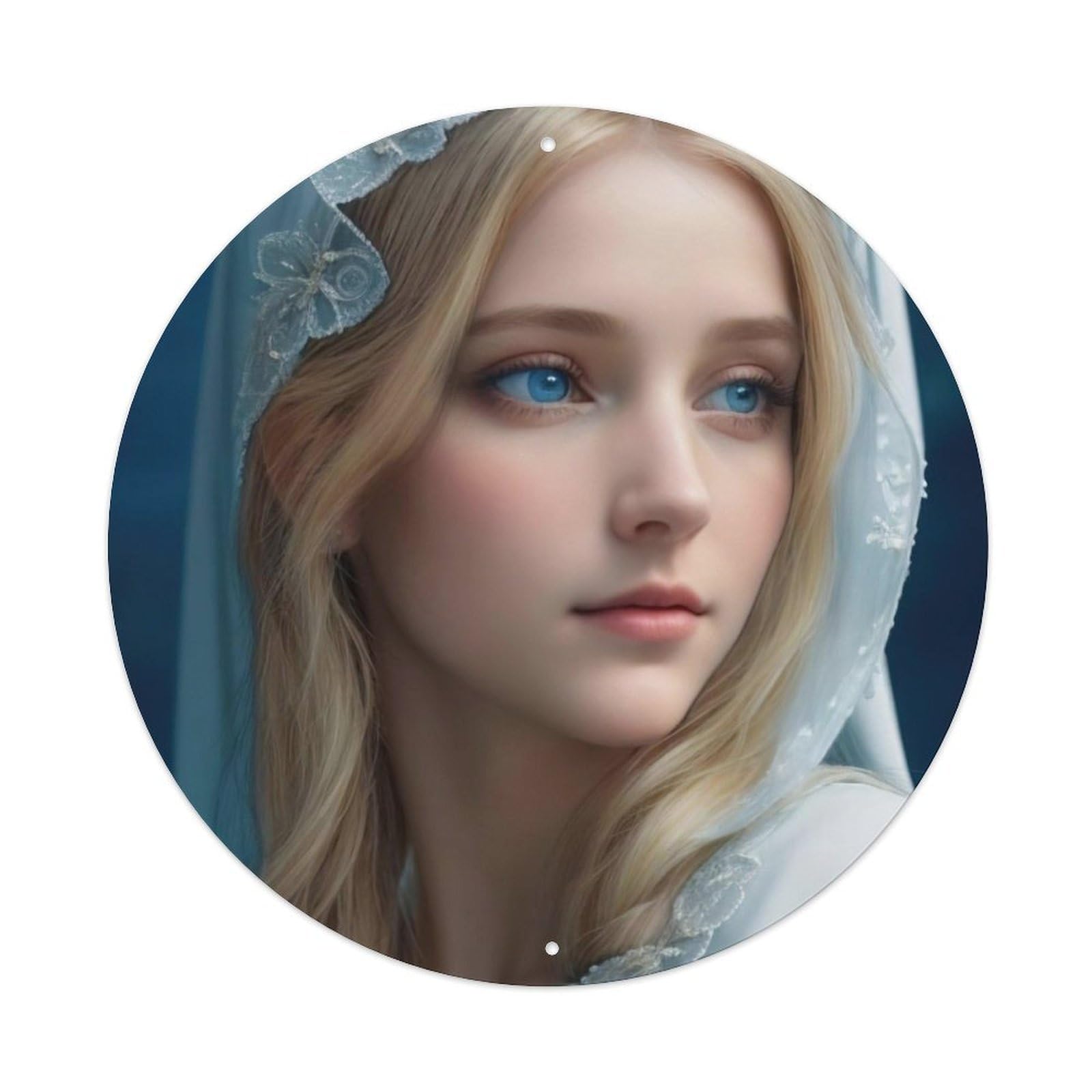 The Great Virgin Mary Religious Metal Tin Sign