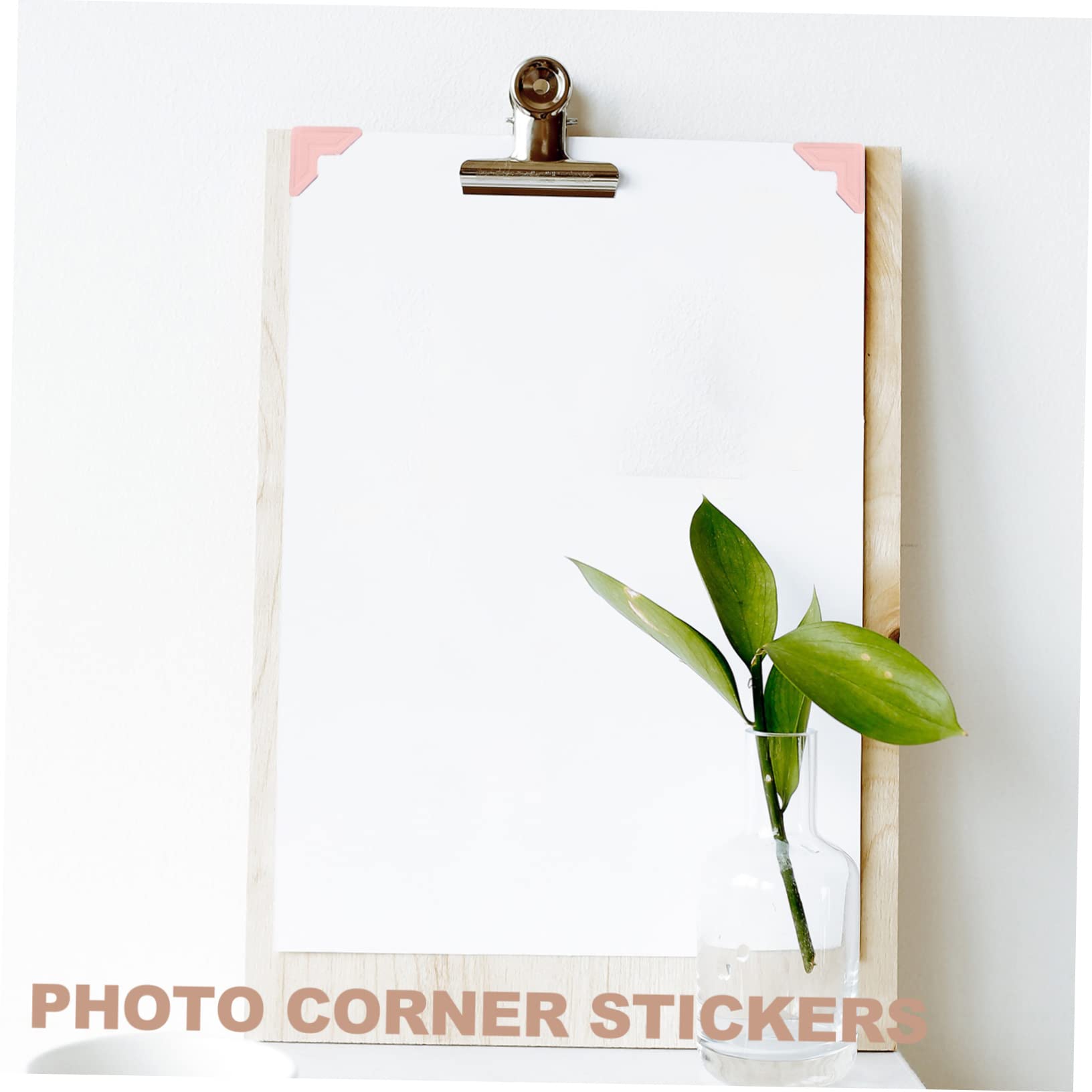 Lurrose 60blätter Vintage Selbstklebende Fotoecken Kraftpapier Und Roségold Für Scrapbooking Fotoalben Und Bastelprojekte Dekorative Eckenschutzaufkleber Für Ihre Erinnerungen