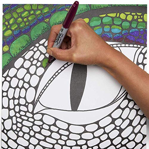 Sharpie 30001 Fine Point Permanent Marker Black Dozen #TOP4