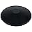Champion Sports Rubber Practice Discus, 1.6 kg , Black