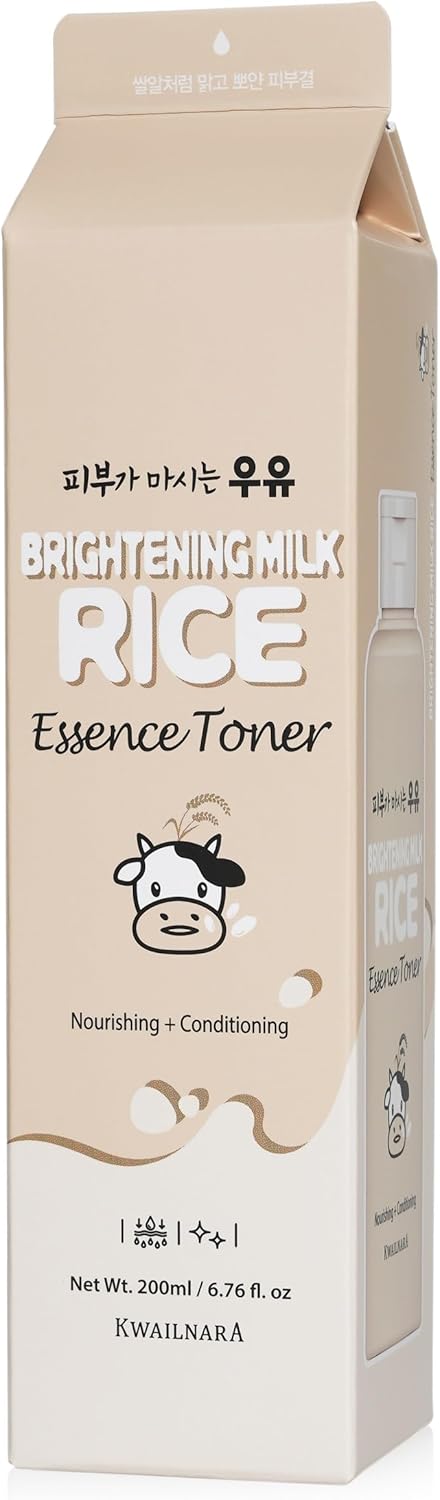 KWAILNARA Rice Milk Face Toner (6.76 Fl Oz) – Korean Toner for Radiant & Supple Skin | Milk Protein, Royal Jelly & Vitamin Complex | Long-Lasting Hydration - Image 3