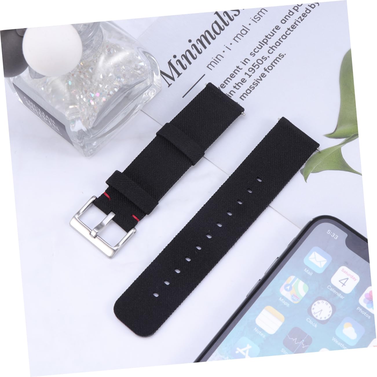 DOITOOL 3 Piezas Correa De Reloj Bandas Mirar Correas Pulsera Reemplazar Correa De Nailon Correa De Lona Banda De Nailon Cinturón De Lona Inteligente