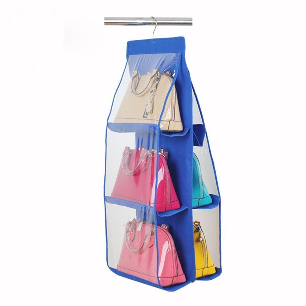 Organizador de bolsos colgante para optimizar el espacio en tu vestidor