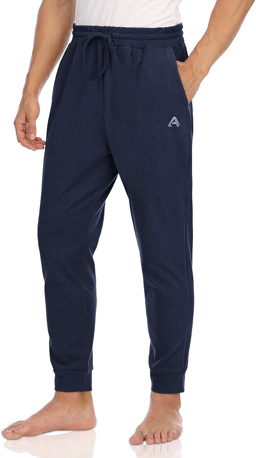 Agnes Urban Men's Cargo Sweatpants Open Bottom Straight Leg Casual Loose Fit Baggy Athletic Jogger Pants with Pockets