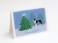 Vista 9 de Basset Hound Tarjetas de Navidad Raza de Perro Paz en la Tierra Juego de 8 Tarjetas en Blanco y Sobres Tamaño A2