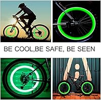 Vista 3 de 12 luces LED parpadeantes para rueda, luces para válvula de llanta de automóvil, camión, moto y bicicleta