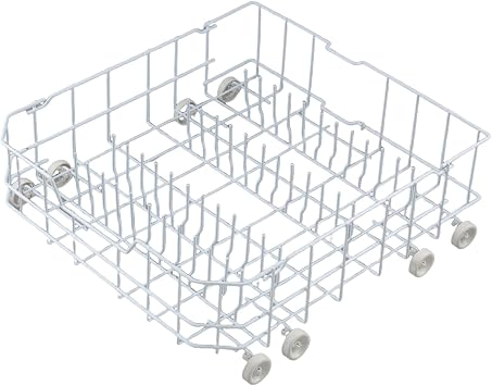 Upgraded WD28X10384 Dishwasher Lower Rack Replacement Parts for GE Dishwasher Parts Bottom Rack GLD5600V00BB GLD4560R00SS GE Dishwasher Rack Lower Dishrack Assembly Bottom Dish Rack 8 Rollers
