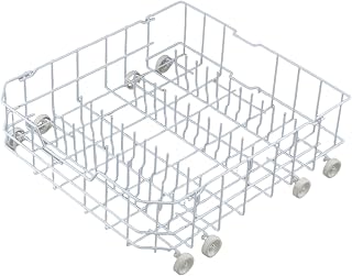Upgraded WD28X10384 Dishwasher Lower Rack Replacement Parts for GE Dishwasher Parts Bottom Rack GLD5600V00BB GLD4560R00SS GE Dishwasher Rack Lower Dishrack Assembly Bottom Dish Rack 8 Rollers