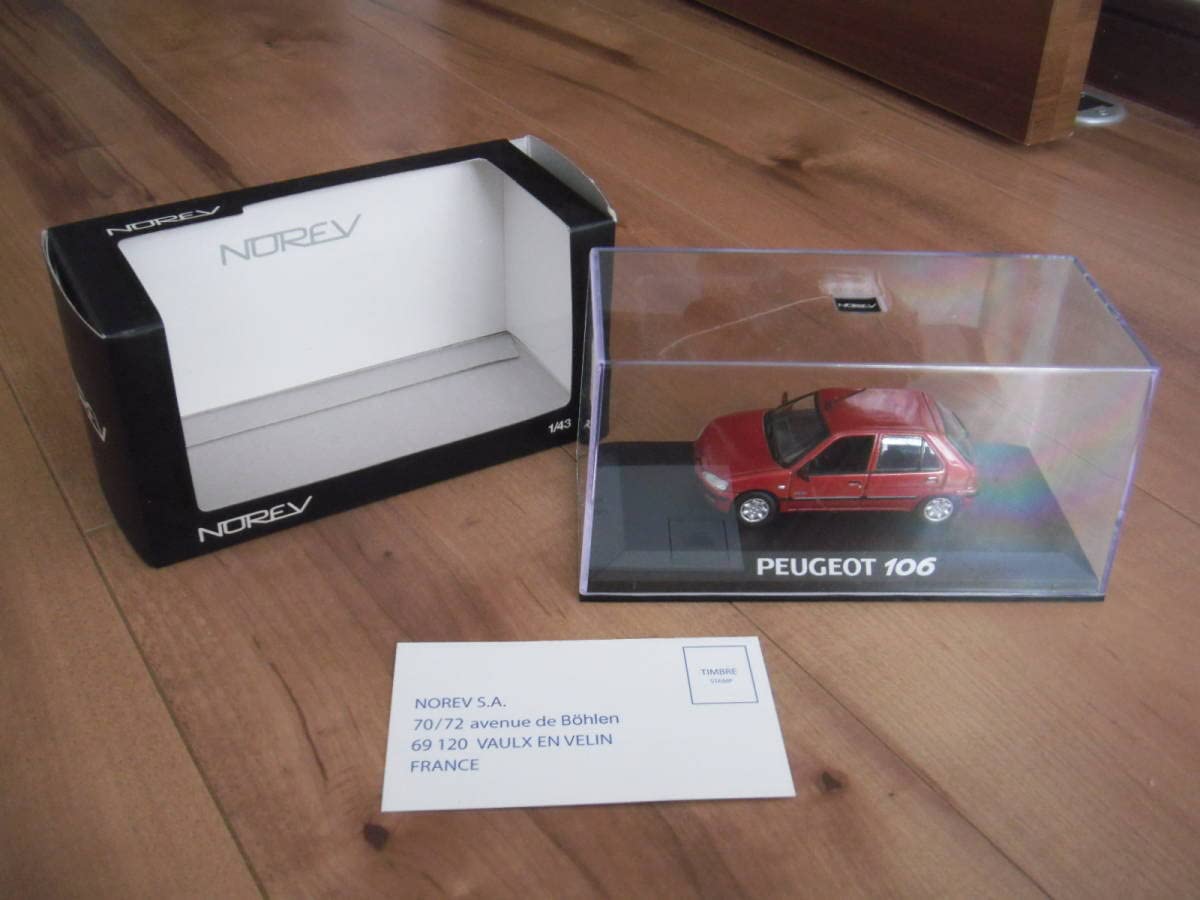 Amazon | ノレブ プジョー 106 ミニカー 赤 レッド NOREV PEUGEOT