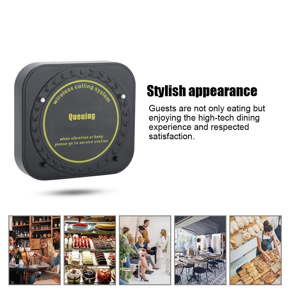 Récepteurs Pagers Restaurant (Pack De 10) – Vibration, Son, Lumière – Portée Longue – Pour Système De File D'attente - 11