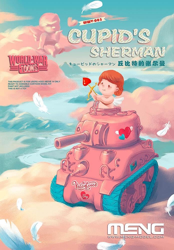 MNGWWV003 Meng World War Toons Cupid's Sherman [Model Building KIT]