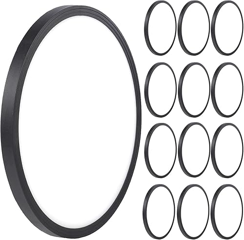 Miniatura 9 de 2800LM Flush Mount LED Ceiling Lights,9 Inch Black 24W Slim Ceiling Light Fixture Round Day White 6000K Thin Round Flat Ceiling Light 120V Surface