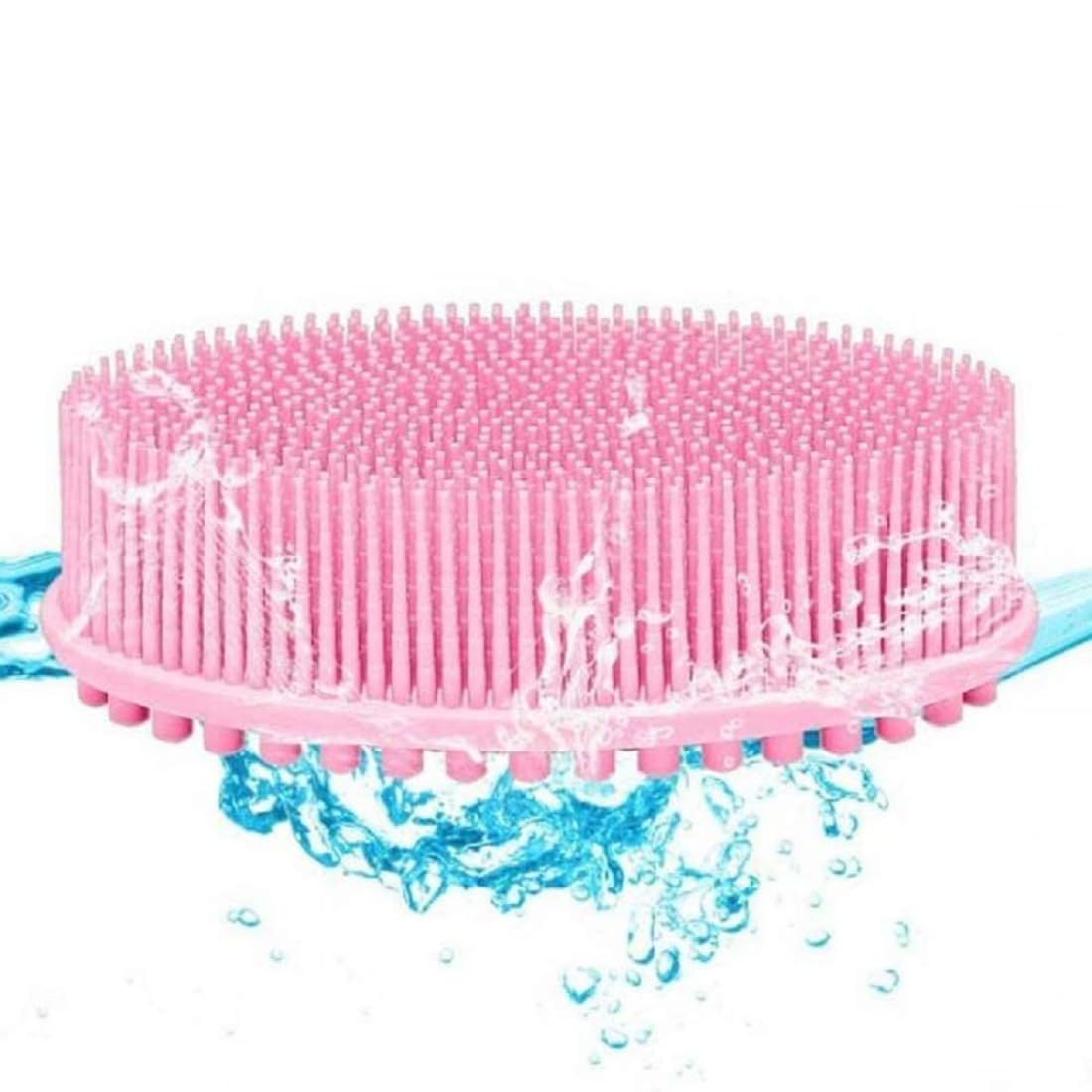 ApLiQ Soft Silicon Body Scrubber for Bathing, Skin Soother Bath Brush, Mini Silicone Scalp Scrubber, Craddle Cap Brush, Kids, Newborn Baby, Toddler Silicone Massage Brush for Cleansing (Pack of 2) - Image 6 thumbnail