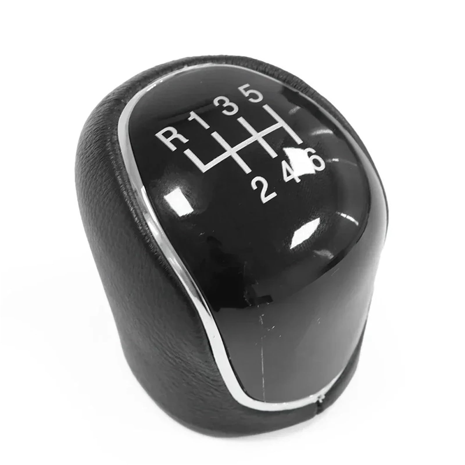 XZCVTYW Car Gear Lever Shifter 6 Speed Manual Gear Shift Knob for Ford for Mondeo Mk4 S-Max C-Max Ford Focus Mk2 Kuga Gear Lever Accessories(6speed Black)