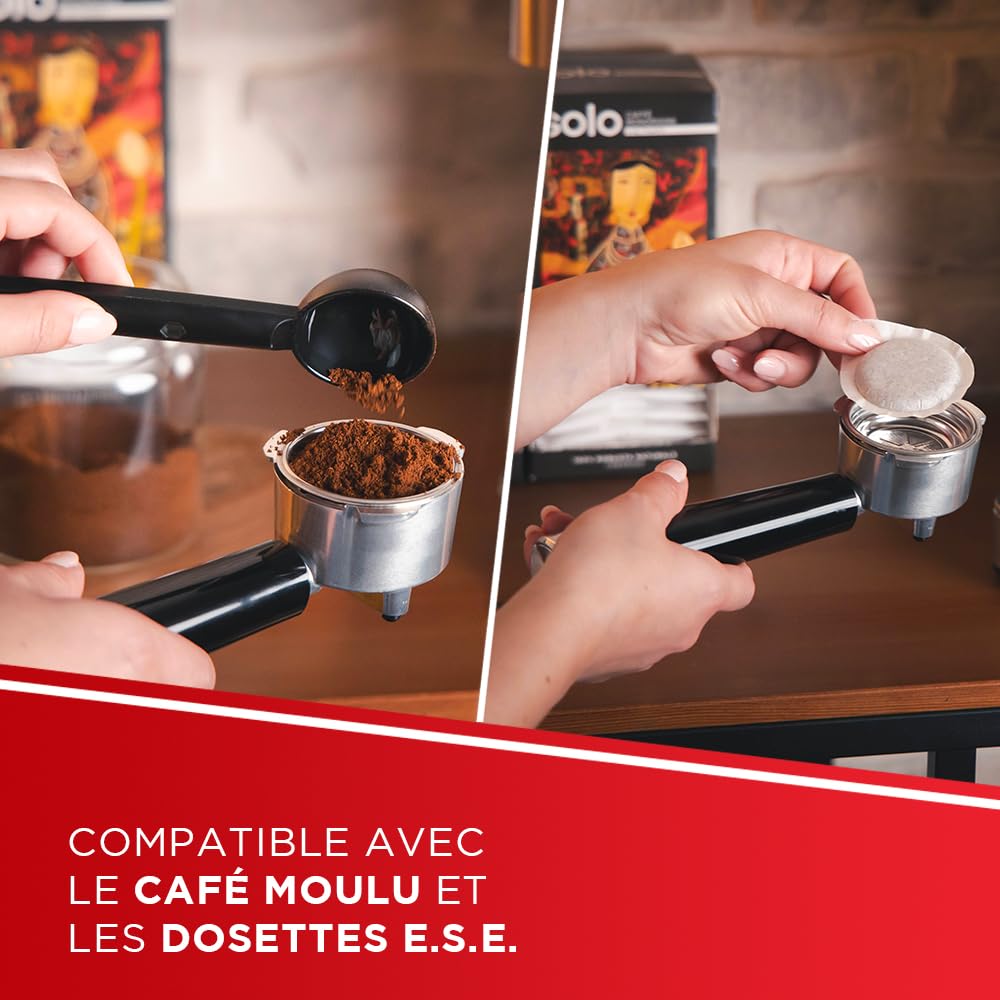 Polti Coffea P10S, machine manuelle à café expresso et cappuccino