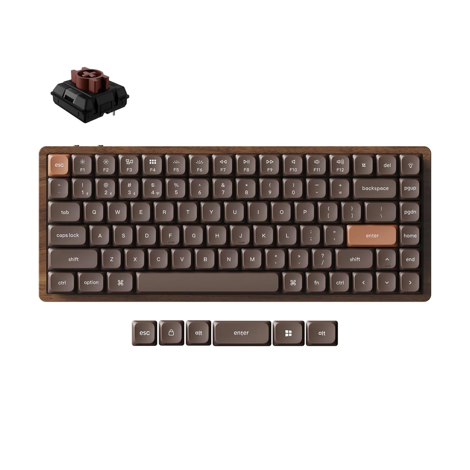 Keychron K3 Max Wireless Hot-swappable RGB Backlight Brown Switch - Black (Special Edition)-image-44