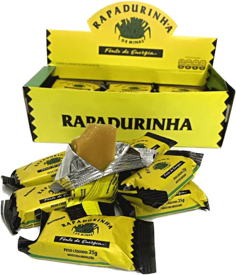 Rapadura Natural Rapadurinha De Minas 36 Unidades De 25g