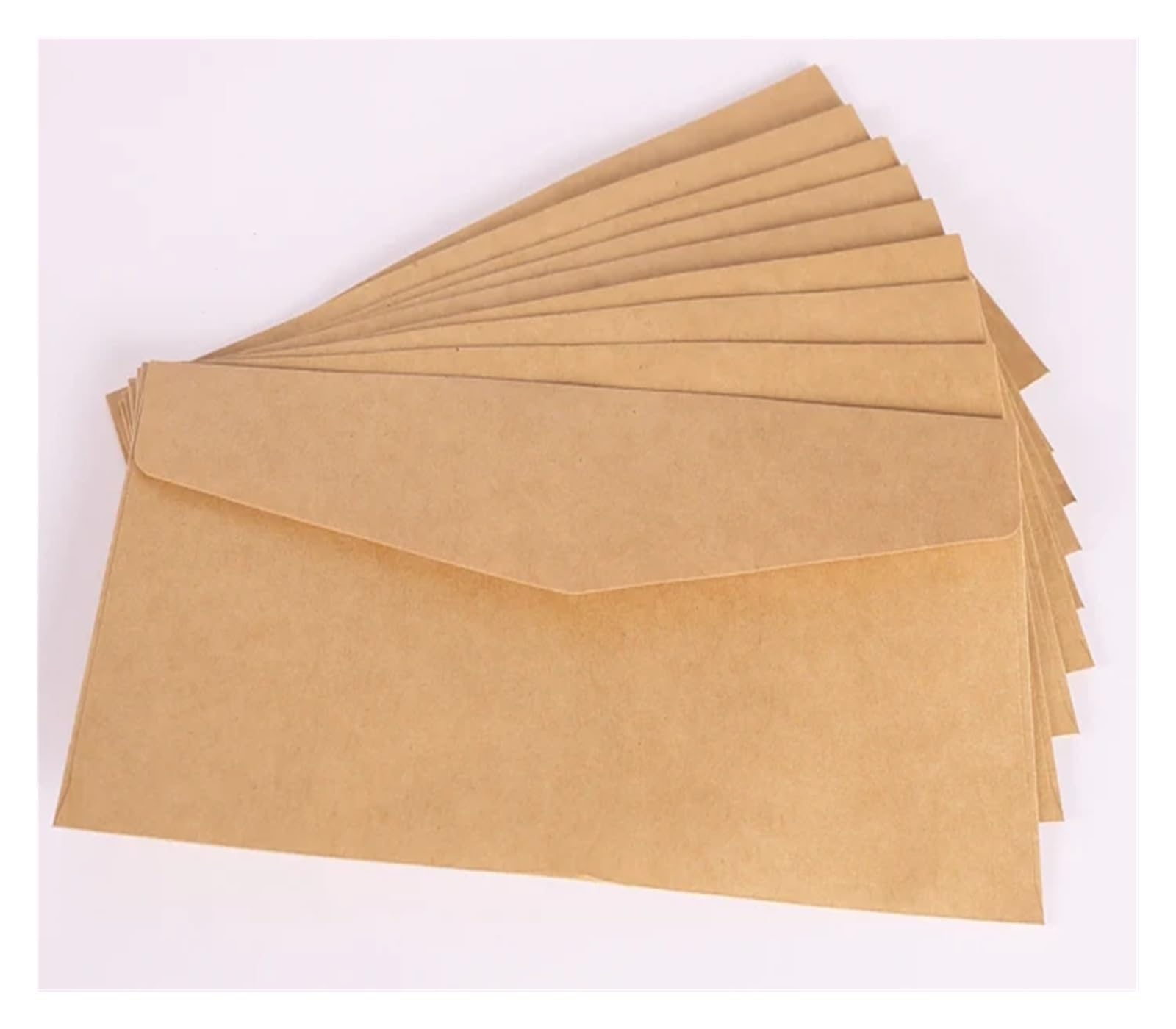 Amazon.co.jp: 封筒 封筒 20 個 22x11cm ブランクレザー大型三角形