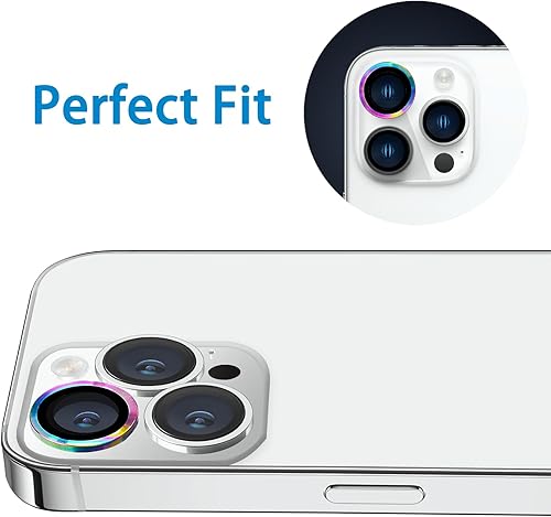 Miniatura 6 de Compatible con iPhone 15 ProiPhone 15 Pro Max, protector de lente antiarañazos, protector de lente de vidrio templado 9H, protector de pantalla de