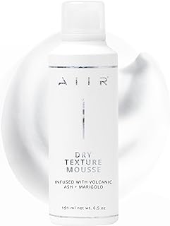 AIIR Dry Texture Mousse - Volumizing & Thickening Mousse, Blowout Mousse to Lift Roots and Add Frizz Free Fullness & Body For Long Lasting Styles and Overnight Curls, Weightless For Fine Hair, 6.5oz