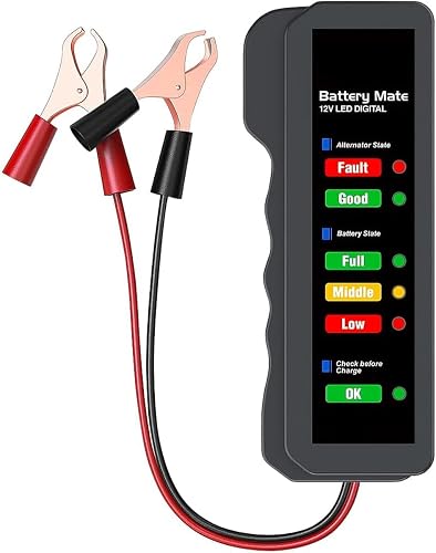 1 Pièce Testeur de batterie de voiture 12V Greluma
