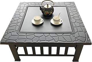 Fire Pit Garden fire Pit Table, Home Courtyard Charcoal Heater, Outdoor Patio Barbecue Cooking fire Pit Table
