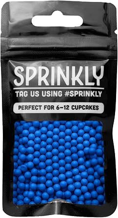SPRINKLY - Polished Chocolate Balls Large/10mm - Royal Blue - 30g