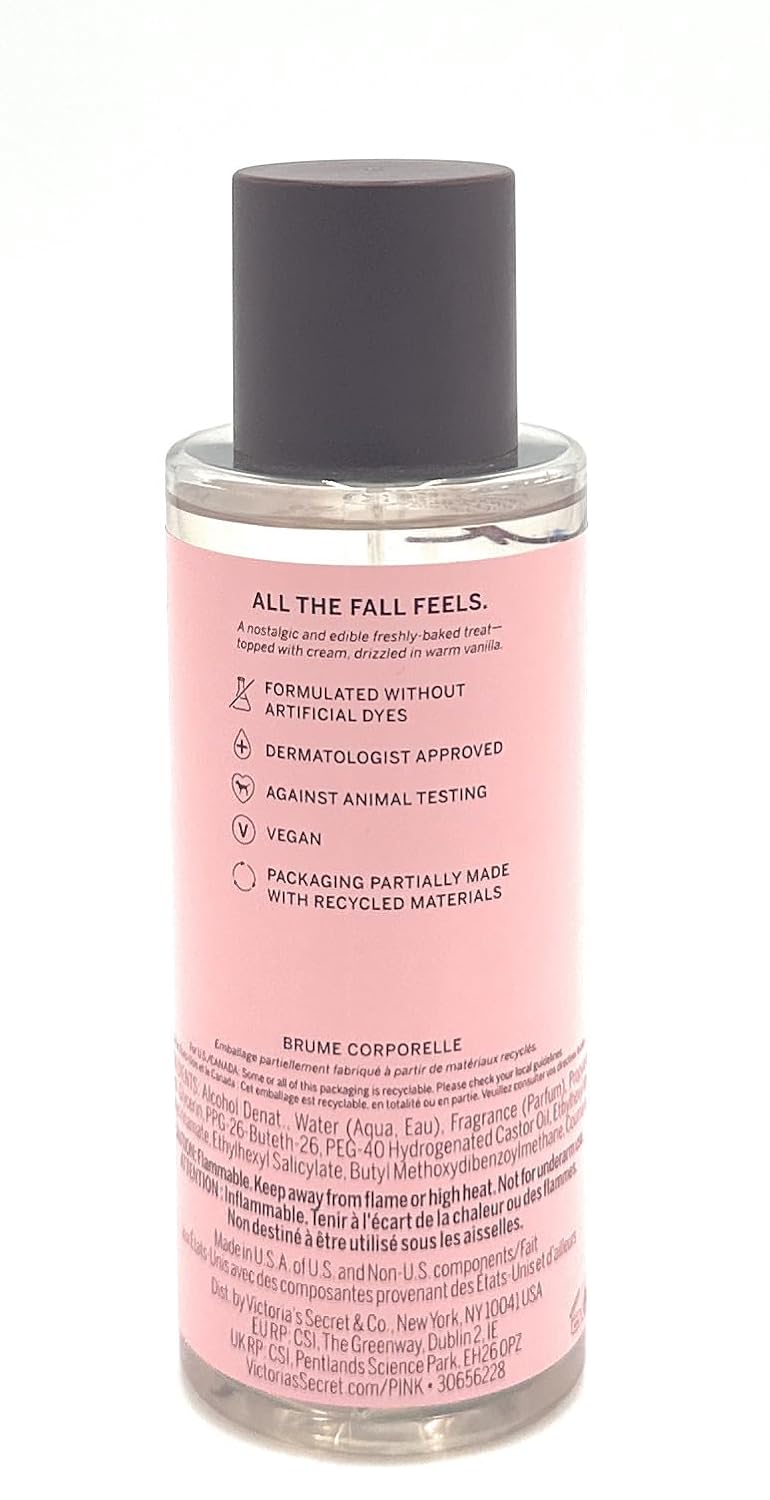Victoria's Secret Pink Body Mist Very Vanilla 8.4 Fl Oz