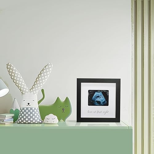 Miniatura 5 de Love at First Sight - Marco de fotos de ultrasonido, marco de fotos de ecograma, anuncio de embarazo para abuelos, ideas de anuncio de bebé, marco