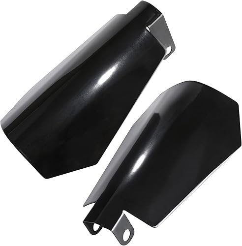 Miniatura 1 de Huazu Protectores de manos de motocicleta de corte ataúd, protectores de mano negros para Harley Davidson Touring 2007-2022, Sportster, Dyna