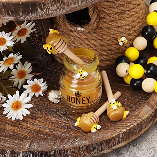 image for Nefelibata Mini Bumble Bee Tiered Tray Decor，Farmhouse bee Kitchen D