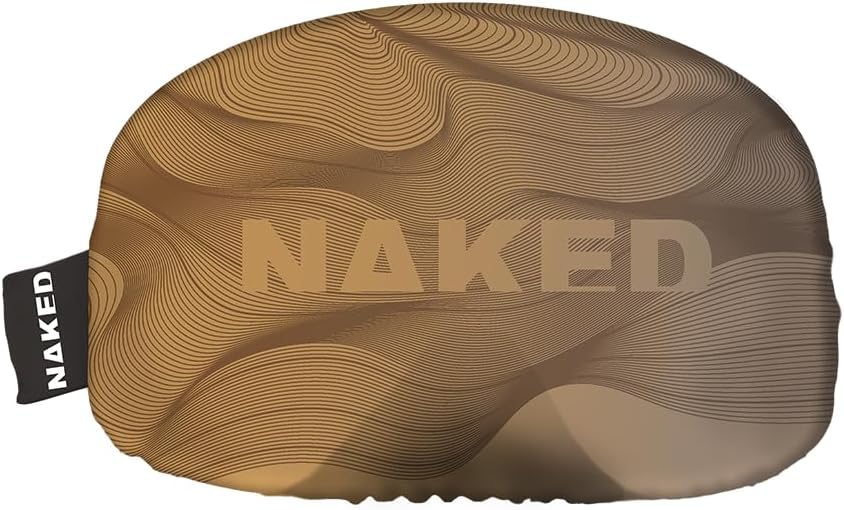 NAKED Optics Ski Goggles Protection Cover, Microfibre Protective Cover, Ski Goggle Cover, Scratch Protection Ski Goggles Protective Cover, Goggle Sock, One Size, Compatible with All Ski Goggles