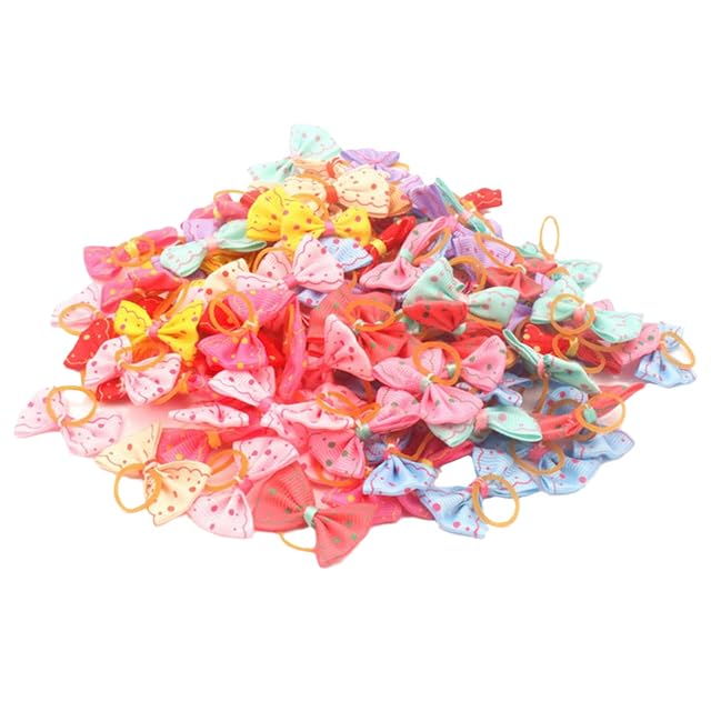 Small Dogs Bows Hair For Pets Puppy christmas Accessories Supplies Dog Hair Clips Yorkshire Grooming Bows