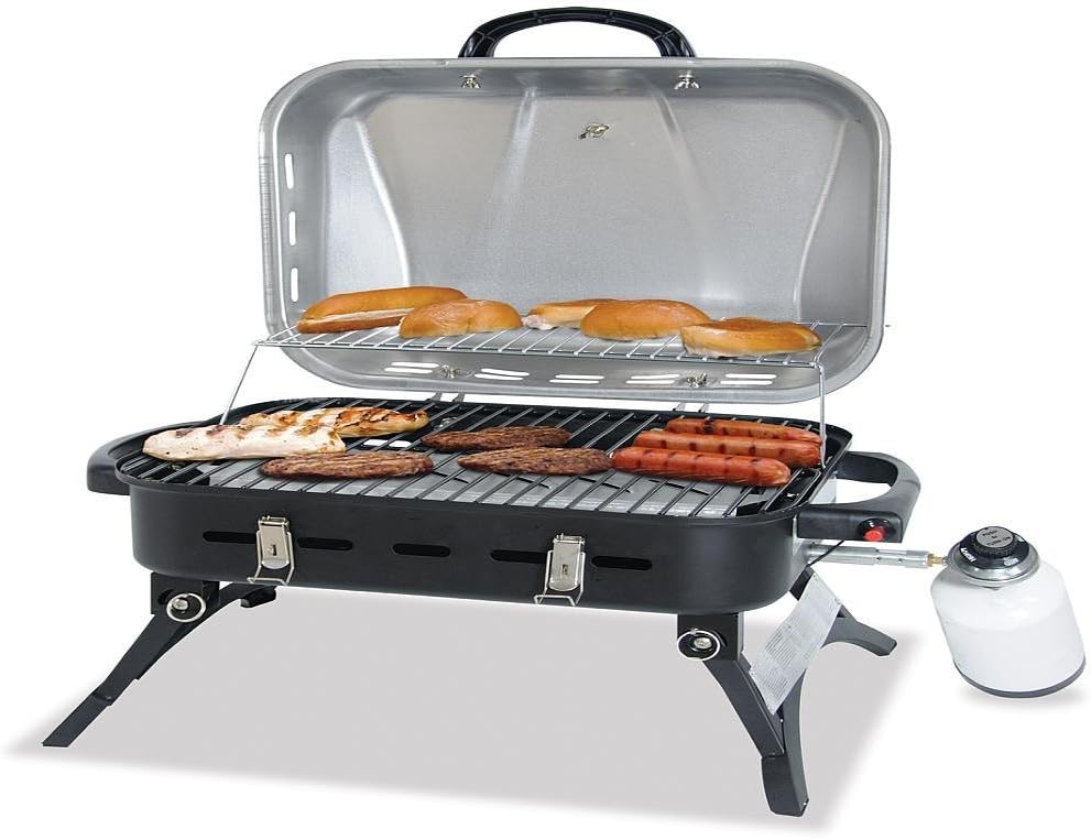 Blue Rhino NPG2302SS Black Natural Gas, Stainless Steel – Barbecue (Natural Gas, Table, Iron, Black, Stainless Steel, Rectangular, Stainless Steel)