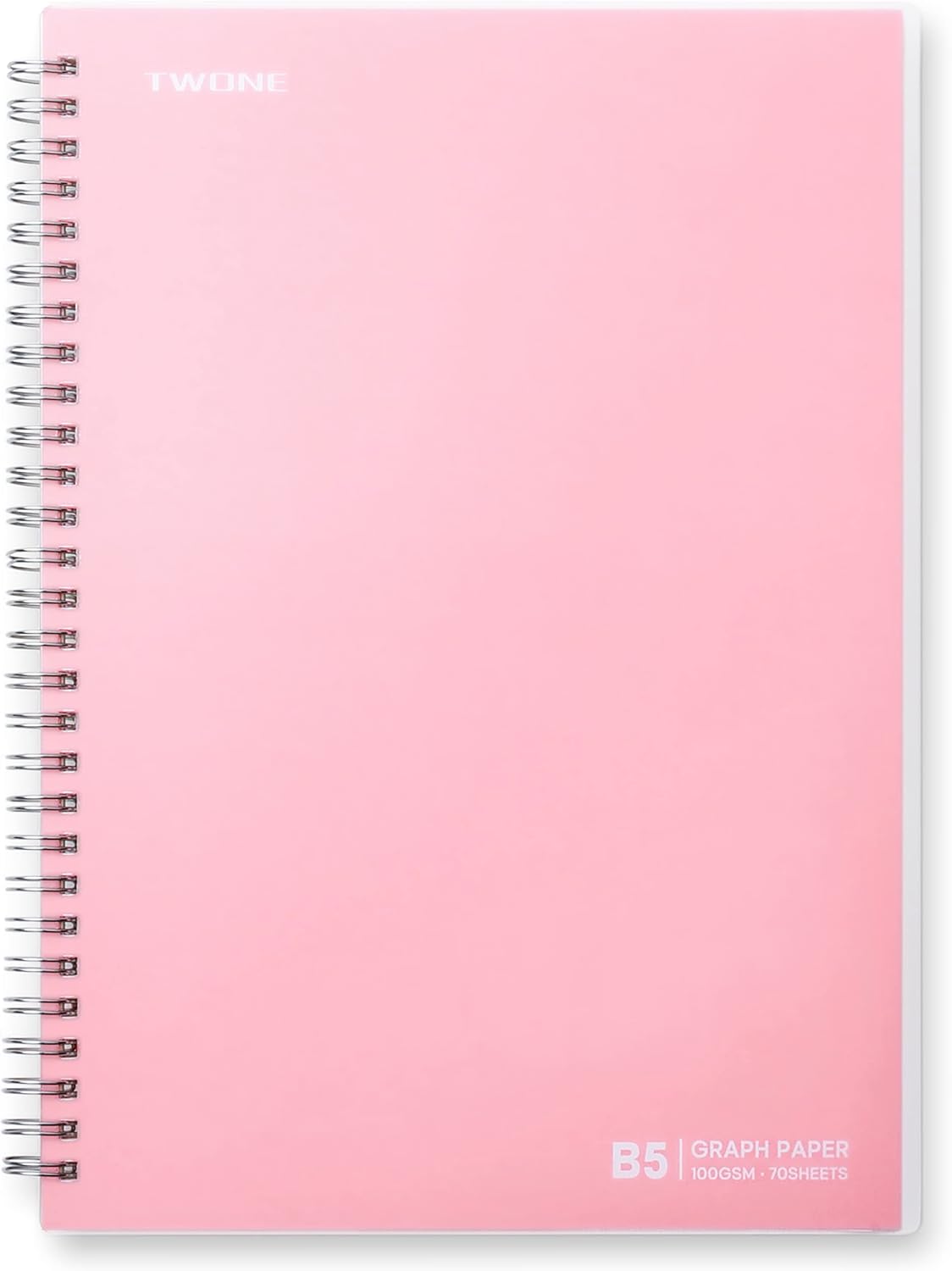 Amazon.com : TWONE Graph Paper Notebook Spiral Bound, 10 x 7 Inches ...