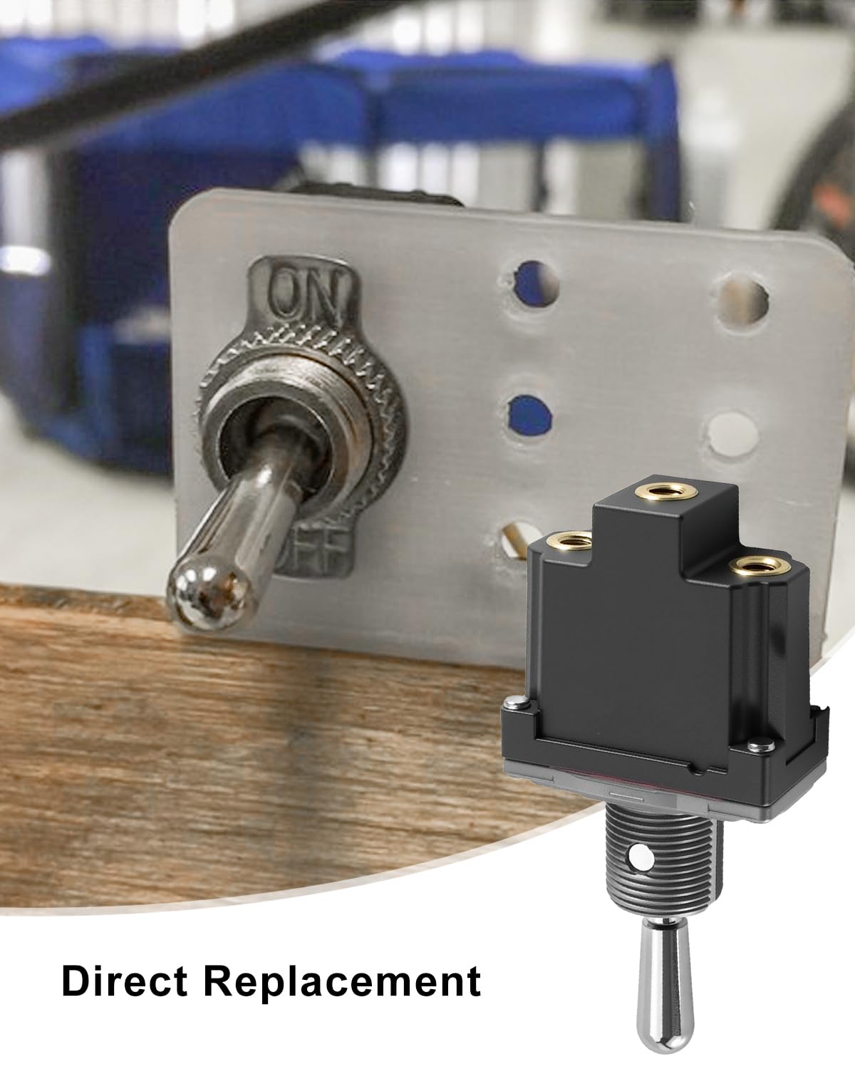 1NT1-7 3 Position Toggle Micro Switch (ON)-Off-(ON) | Fit for Cutler Hammer 8510K2, Fit for Genie Lift S-60 S-65 S-100, Replace 4360077 417316 13037 102853