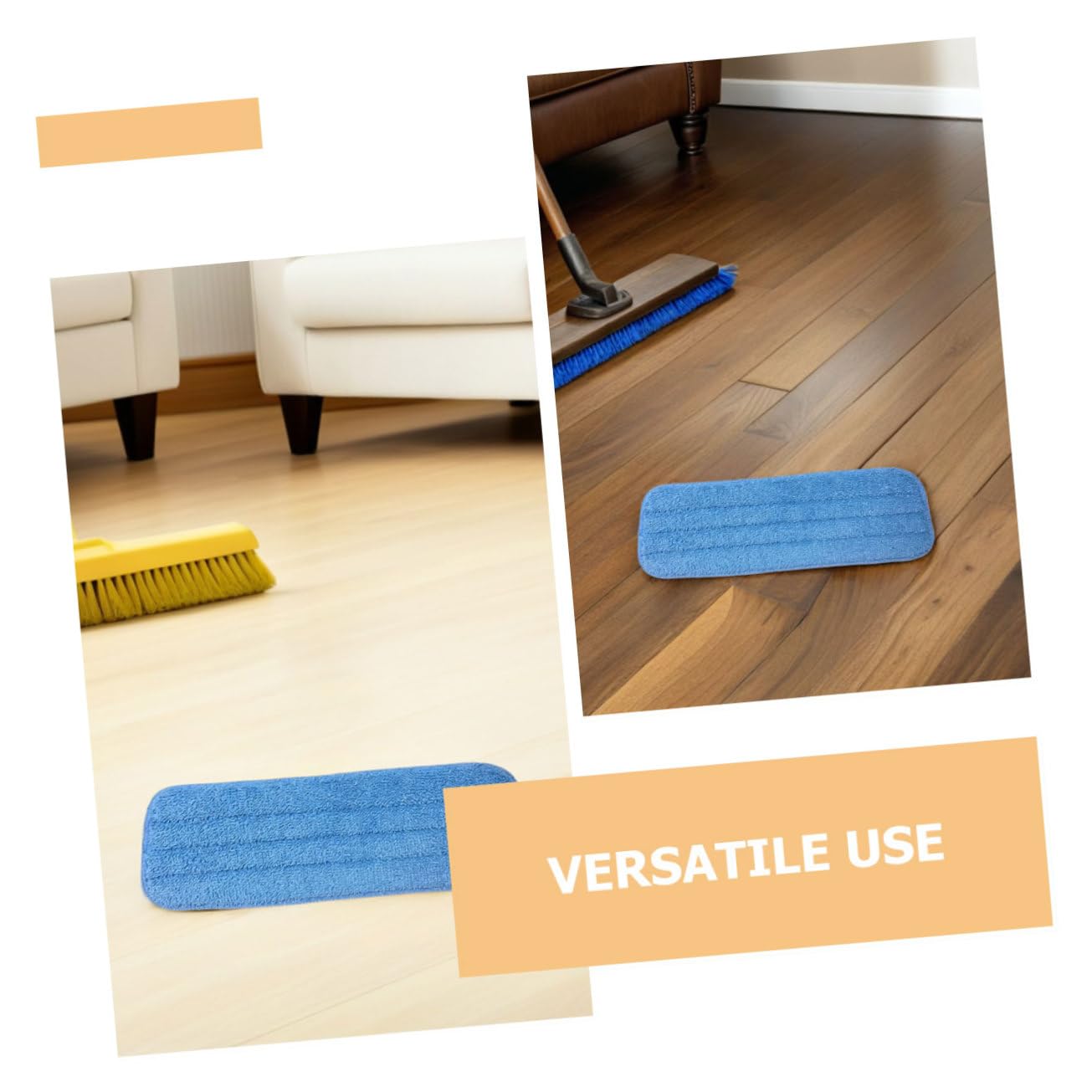 SHERCHPRY 10 Pezzi Panni Riutilizzabili in Microfibra Ricarica Per Mop Spray Panni Lavabili Per Pulizia Di Pavimenti e Superfici Dure