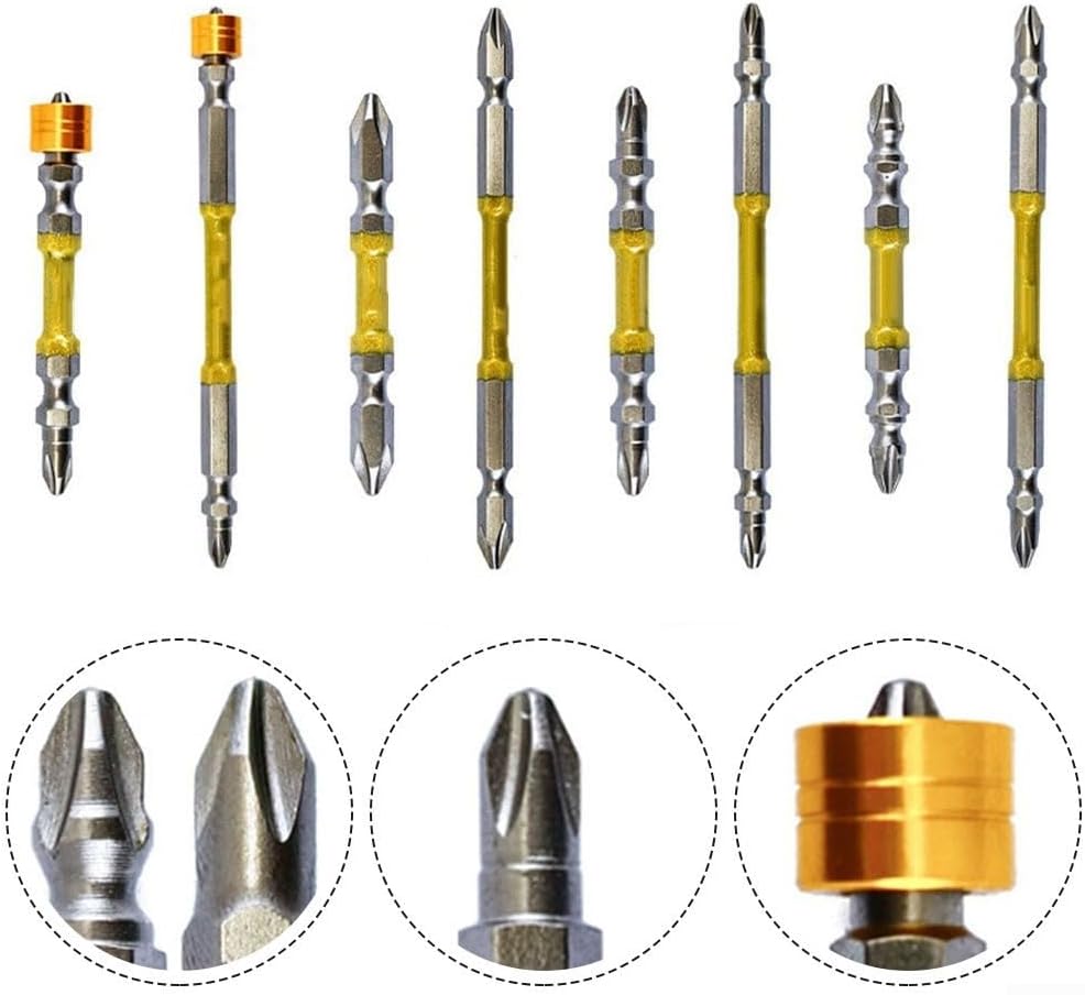 Screw Driver D1 Second Generation Single Double Head Cross Screwdriver with Magnetic Ring D1 Second Generation 110mm Small Head Single Desarmador,Portable Small Durable Screw Driver