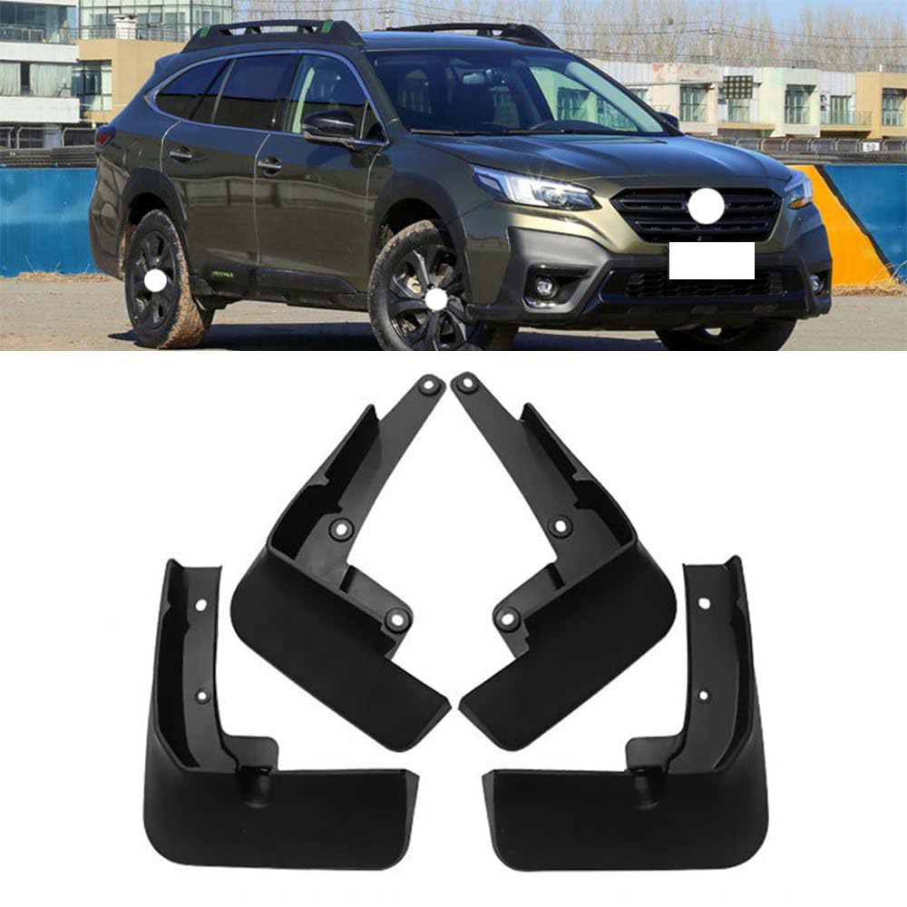 RJQXZXGQ Car Mud Flaps, for 2021 Subaru Outback Front & Rear Car Mud Flaps, Splashproof Tough Auto Splash Guards Fenders